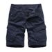 Men's Cropped Trousers Men's Beach Pants Shorts Men's Pure Cotton Work Shorts_viptrois.com