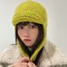 Korean Handmade Crochet For Women's Ear Scarf, One Piece Knitted Headband Hat, Winter Warm Flying Hat_viptrois.com