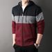 Loom New Knitted Men's Autumn Winter Thickened Hooded Cardigan Jacket Outerwear Warm Sweater_viptrois.com