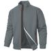 Pure New Colorful Zipper Stand Collar Jacket Men's Casual Jacquard Cardigan Sweatshirt_viptrois.com