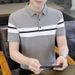 "Men's Slim-Fit Short-Sleeve Polo Shirt – Breathable Korean-Inspired Casual Top For Summer"_viptrois.com