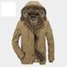 Men's winter blue three-dimensional patch bag with casual zipper cotton solid color loose type youth_viptrois.com
