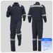 Men's Clothing One Piece Pure Cotton Men's Reflective Spring And Autumn Workshop Clothes Machine Repair Clothes Welding Labor Protection Clothes_viptrois.com