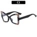 Women's Eyeglasses T Shaped Cat Eye Glasses Frame New Anti Blue Light Flat Glasses Female Fashion Ins Glasses Frame Personality_viptrois.com
