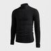 European Fit Men’s Striped Crewneck T-Shirt – Classic Slim-Fit Knit Top (Black/Navy/Red/White, S-XXL)_viptrois.com