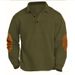 Men's Clothing Spring And Autumn Long Sleeved Lapel Polo Shirt Sweater T Shirt Bottom_viptrois.com