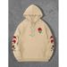 Unisex Winter Hooded Sweatshirt Oversized Drop Shoulder Fleece-Lined Pullover Streetwear Casual Hoodie_viptrois.com