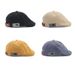 Street Style Reversible Duckbill Korean Version Women's Beret Hat Summer Autumn Versatile Hip Hop Forward Cap Men's_viptrois.com