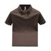 Men’s Premium Polo Shirt – Slim Fit, Short Sleeve, Breathable Milk Silk, Solid Color, Business Casual (M-3XL, 4 Colors)_viptrois.com