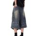 Men's Clothing Retro White Washed Multi Pocket Workwear Denim Shorts Men's Pleated Design Loose Drape Cropped Pants_viptrois.com