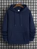 Men's Autumn And Winter Casual Fashion Loose Hooded Sweatshirt Van Gogh Famous Painting Print Warm Long Sleeved Pullover_viptrois.com