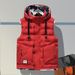 Men's Winter Padded Vest Jacket - Thickened Warm Workstyle Sleeveless Coat For Outdoor & Casual Wear (Black/Red/Beige/Blue/Brown/Gray, L-6XL)_viptrois.com