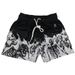 Trendy Men's American Style Basketball Shorts Quick Drying Breathable Five Point Summer Running Loose Bottoms above Knee_viptrois.com