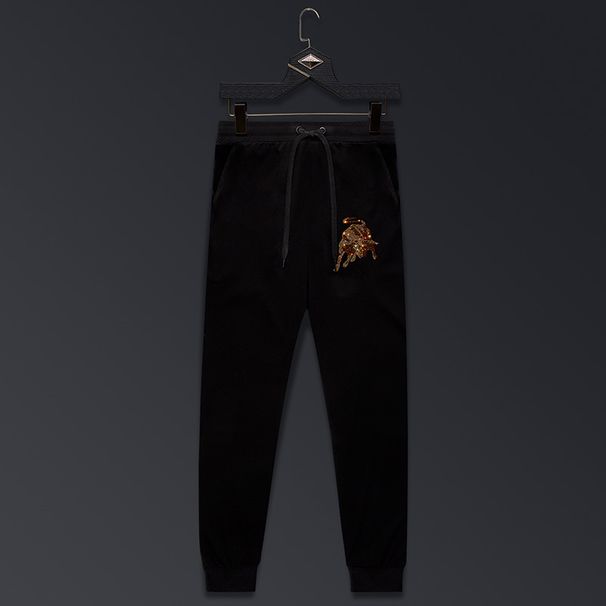 Men's Clothing Sports Trousers Spring And Autumn Men's Ice Sweatpants Cuffs Mark Drape Pants Men's Hot Diamond Cuffs_viptrois.com