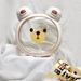 Cara bear double drinking cup children's water cup with straw cute baby elementary school girl special water bottle for school_viptrois.com