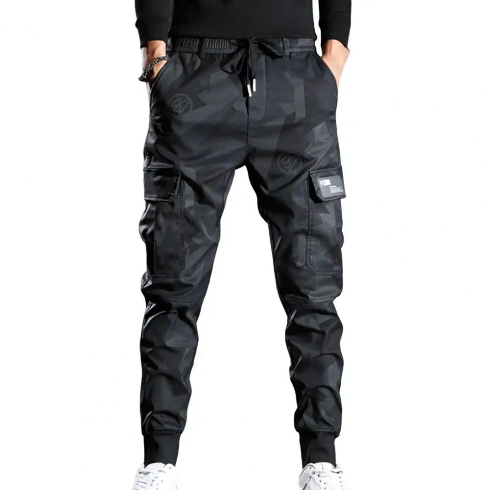 Men's Casual Pants Streetwear Camouflage Quick Dry Sweatpants Men Clothing Trend Korean Harem Pants Mens Daily Loose_viptrois.com