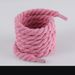 Shoe Accessories rope shoelaces for men and women thick round black warrior black powder beige shoelace rope_viptrois.com