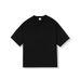 Spring/Summer 2025 New 220G Combed Cotton FOG Color-matched Men's Short-sleeved T-shirt, Solid-color Loose Trendy Top_viptrois.com