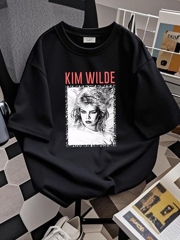 Hot 80s Kim Wilde Racerback Gift For Fans Unisex S-234XL T-Shirt AN1060 Designer Clothes Comfortable Top For Everyday Wear Graphic Versatile_viptrois.com
