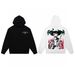 Brand Skull Print Heavy Cotton Unisex High Street Hooded Sweatshirt Long Sleeve Fashion_viptrois.com