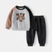 WAPYPY Children's Clothing 2025 New Version Suit Boy Sweatshirt Sweatpants Two Piece Suit Baby Cartoon Pullover Wholesale_viptrois.com