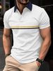 Unbeatable Quality Summer Sale Button Splicing Digital Printed Men's Sports Polo Shirt_viptrois.com