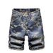 Men's Clothing New Trendy Brand Embroidery Loose Shorts Summer Thin 5 Point Shorts_viptrois.com