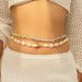 Belt 1PC Bohemian Style Vintage Fashion Resort Style Shell Rice Bead Belt Chain Starfish_viptrois.com