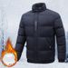 New Cotton-padded Jacket For Men In Autumn And Winter, Thickened With Down, Korean-style Slimming Down Cotton-padded Jacket_viptrois.com