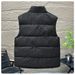 Autumn 2026 Fashion European-USA Style Waistcoat Youth/Men Polyester Stand Collar Single-Breasted Printing Sleeveleaa Loose Thick Warm Cotton Vest_viptrois.com