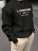 Men's Loose Casual Fashion London England Pattern Printed Round Neck Long Sleeved Sportswear For Autumn And Winter_viptrois.com