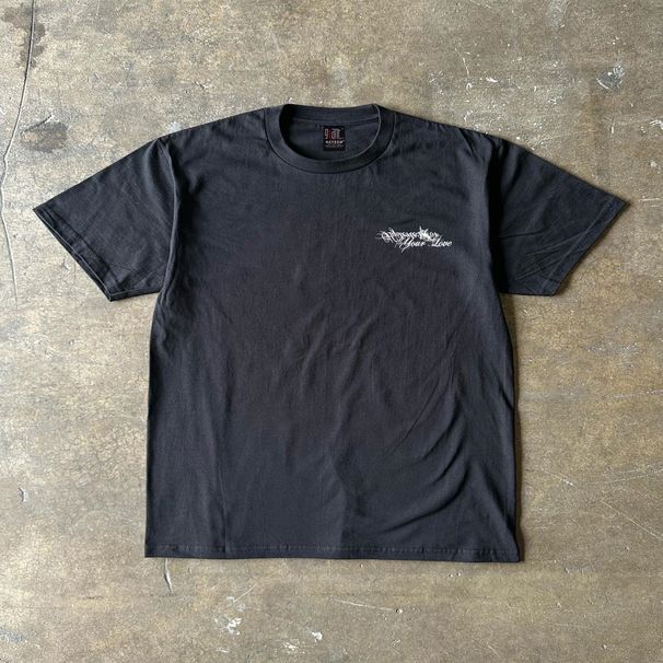 Unisex Heavy Cotton Vintage Tattoo Print T-Shirt Old School American Retro Style Oversized Fit for Men And Women_viptrois.com