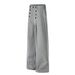 Men's Clothing Men's Double Breasted Striped Black Trousers Old Fashioned Loose Fit Casual A-Line Style Thin Summer Suits & Blazers_viptrois.com