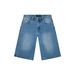 Summer Men's Loose Straight Leg Jeans Style Simple Washed Denim Shorts Trendy Five Point Pants Version_viptrois.com