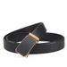 Leather belt Men's leather belt Alloy automatic buckle business casual belt youth dress pants belt_viptrois.com