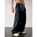 Men's Casual Straight Leg Trousers - Loose Fit Cotton Work Pants For Comfort & Style_viptrois.com