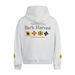 Vibe Trendy Brand Letter Loose Hoodie Men's American High Street Design Pullover Sweatshirt Autumn Winter Top_viptrois.com
