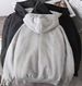 Men's Fleece Zip-Up Hoodie Sweatshirt - Oversized Casual Pullover With Full-Zip, Warm Winter Jacket For Big & Tall (Gray/Black, Plus Size Available)_viptrois.com