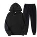 Men's Casual Hoodie & Jogger Set - Soft Fleece-Lined Two-Piece Outfit For Spring/Autumn | Trendy Streetwear & Sports Wear In 15 Colors (S-3XL)_viptrois.com