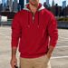 Men's Fleece-Lined Hooded Zip-Up Sweatshirt – Thick Fall/Winter Pullover With Stand Collar For Casual & Commute_viptrois.com