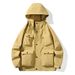 Men's Clothing new autumn and winter jacket for men and women, detachable two piece suit, white duck Silk cotton liner_viptrois.com