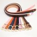 women's belt, simple and versatile double D alloy pin buckle imitation leather jeans belt _viptrois.com