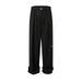 Men's Clothing High Street Single Breasted Two Button Suit Jacket Loose Pleated Wide Leg Suit Pants_viptrois.com