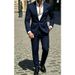 Men's Clothing Men's Single Breasted Business Professional Suit Best Man Groom Wedding Attire For Formal & Casual_viptrois.com