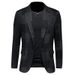 High Quality Men's Casual Regular Business Gentleman's Striped Suit Handsome Classic Wedding Bridegroom's Best Man Suit_viptrois.com