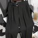 Men's Clothing Ice Silk Casual Pants High Street Handsome Trendy Black Summer Straight Mopping Suit Pants_viptrois.com