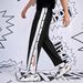 Spring And Autumn Basketball Full Open Buttoned Men's Trendy Sports High Street Ins All Match Straight Pants_viptrois.com