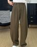 Men's Clothing Flowy, Loose Fitting, Trendy Korean Style, Versatile Design, Thin Curved Wide Leg Casual Trousers_viptrois.com