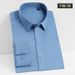 Men's Clothing Long Sleeve High Elastic Men's Stretch Bamboo Fiber Dress Shirt - Wrinkle-Resistant Business Casual Shirt With Hidden Placket_viptrois.com