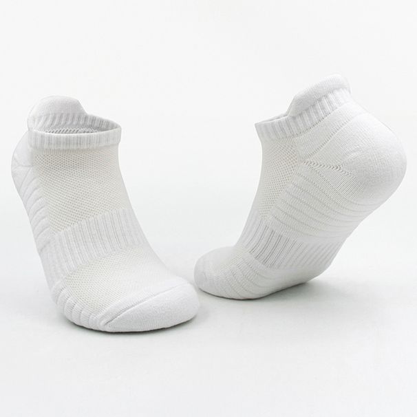 Shoe Accessories Thick Towel Bottom Sports Socks Solid Color Short Socks Sweat Absorbent Breathable Actual Combat Training Cotton Socks_viptrois.com